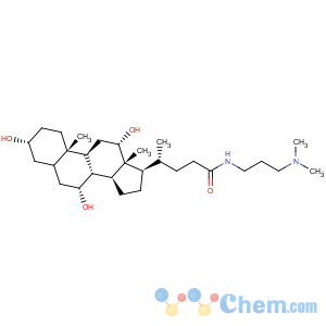 CAS No:76555-98-1 Cholan-24-amide,N-[3-(dimethylamino)propyl]-3,7,12-trihydroxy-, (3a,5b,7a,12a)-
