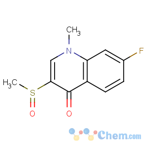 CAS No:76568-02-0 7-fluoro-1-methyl-3-methylsulfinylquinolin-4-one