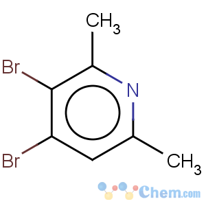 CAS No:76591-69-0 Pyridine,3,4-dibromo-2,6-dimethyl-