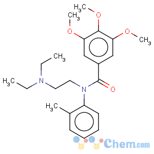 CAS No:76644-53-6 Benzamide,N-[2-(diethylamino)ethyl]-3,4,5-trimethoxy-N-(2-methylphenyl)-