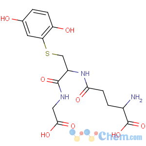CAS No:76726-99-3 (2S)-2-amino-5-[[(2R)-1-(carboxymethylamino)-3-(2,<br />5-dihydroxyphenyl)sulfanyl-1-oxopropan-2-yl]amino]-5-oxopentanoic acid