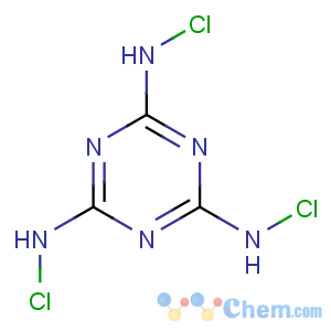 CAS No:7673-09-8 2-N,4-N,6-N-trichloro-1,3,5-triazine-2,4,6-triamine