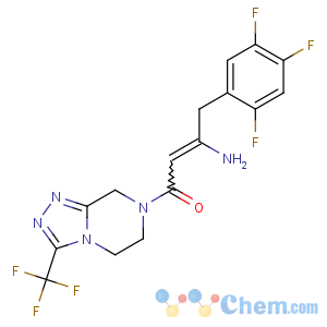 CAS No:767340-03-4 (Z)-3-amino-1-[3-(trifluoromethyl)-6,8-dihydro-5H-[1,2,4]triazolo[4,<br />3-a]pyrazin-7-yl]-4-(2,4,5-trifluorophenyl)but-2-en-1-one