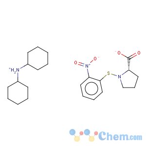 CAS No:7675-53-8 1-((2-Nitrophenyl)thio)-L-proline, compound with dicyclohexylamine(1:1)