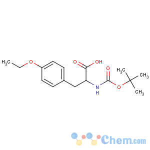 CAS No:76757-91-0 (2S)-3-(4-ethoxyphenyl)-2-[(2-methylpropan-2-yl)oxycarbonylamino]<br />propanoic acid