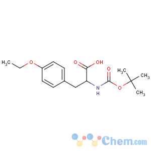 CAS No:76757-92-1 (2R)-3-(4-ethoxyphenyl)-2-[(2-methylpropan-2-yl)oxycarbonylamino]<br />propanoic acid