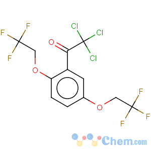 CAS No:76784-42-4 Ethanone,1-[2,5-bis(2,2,2-trifluoroethoxy)phenyl]-2,2,2-trichloro-