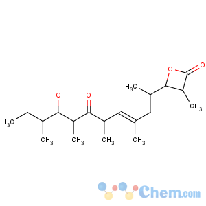 CAS No:76808-16-7 2-Oxetanone,4-[(1S,3E,5R,7S,8R,9R)-8-hydroxy-1,3,5,7,9-pentamethyl-6-oxo-3-undecen-1-yl]-3-methyl-,(3S,4S)-