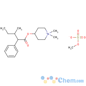 CAS No:7681-80-3 (1,1-dimethylpiperidin-1-ium-4-yl) 3-methyl-2-phenylpentanoate