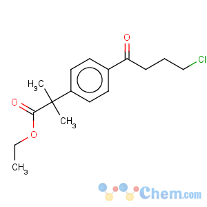 CAS No:76811-97-7 Ethyl 4-(4-chloro-1-oxobutyl)-alpha,alpha-dimethylbenzeneacetate