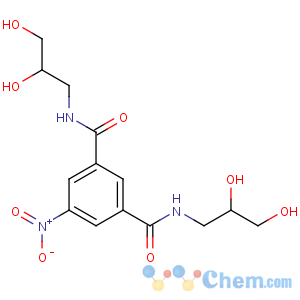 CAS No:76820-34-3 1-N,3-N-bis(2,3-dihydroxypropyl)-5-nitrobenzene-1,3-dicarboxamide