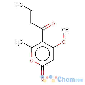 CAS No:76868-97-8 2H-Pyran-2-one,4-methoxy-6-methyl-5-[(2E)-1-oxo-2-buten-1-yl]-