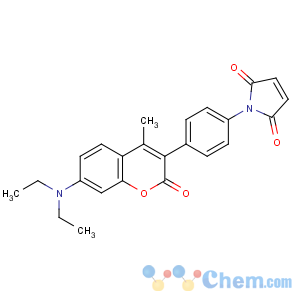 CAS No:76877-33-3 1-[4-[7-(diethylamino)-4-methyl-2-oxochromen-3-yl]phenyl]pyrrole-2,<br />5-dione