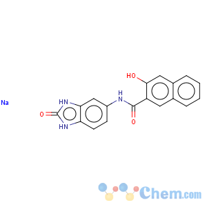 CAS No:76918-62-2 2-Naphthalenecarboxamide,N-(2,3-dihydro-2-oxo-1H-benzimidazol-5-yl)-3-hydroxy-, sodium salt (1:1)