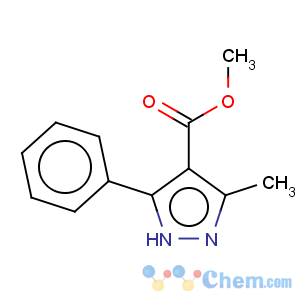 CAS No:76923-15-4 1H-Pyrazole-4-carboxylicacid, 3-methyl-5-phenyl-, methyl ester
