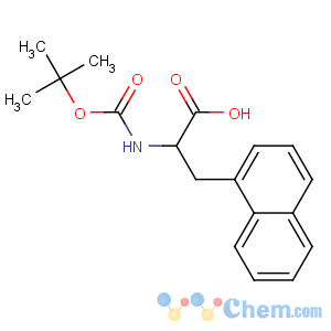 CAS No:76932-48-4 (2R)-2-[(2-methylpropan-2-yl)oxycarbonylamino]-3-naphthalen-1-<br />ylpropanoic acid