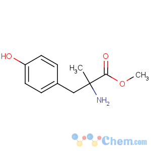 CAS No:7695-82-1 ALPHA-METHYL-L-P-TYROSINE METHYL ESTER HYDROCHLORIDE