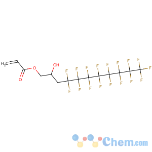 CAS No:76962-34-0 (4,4,5,5,6,6,7,7,8,8,9,9,10,10,11,11,<br />11-heptadecafluoro-2-hydroxyundecyl) prop-2-enoate