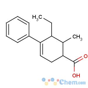 CAS No:7698-97-7 5-ethyl-6-methyl-4-phenylcyclohex-3-ene-1-carboxylic acid