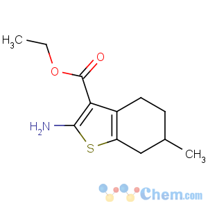CAS No:76981-71-0 ethyl 2-amino-6-methyl-4,5,6,7-tetrahydro-1-benzothiophene-3-carboxylate