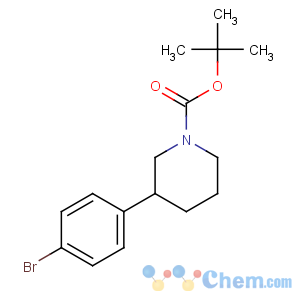 CAS No:769944-73-2 tert-butyl 3-(4-bromophenyl)piperidine-1-carboxylate