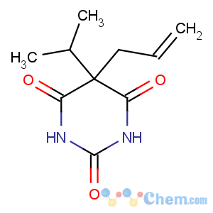CAS No:77-02-1 5-propan-2-yl-5-prop-2-enyl-1,3-diazinane-2,4,6-trione