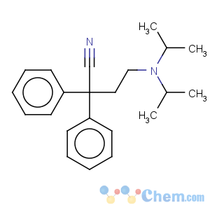 CAS No:77-11-2 Benzeneacetonitrile, a-[2-[bis(1-methylethyl)amino]ethyl]-a-phenyl-