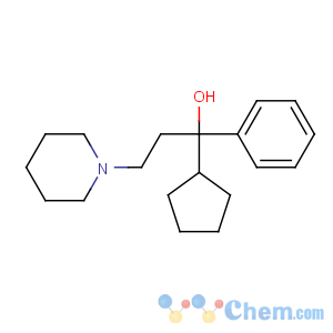 CAS No:77-39-4 1-cyclopentyl-1-phenyl-3-piperidin-1-ylpropan-1-ol
