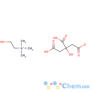 CAS No:77-91-8 Choline dihydrogencitrate salt