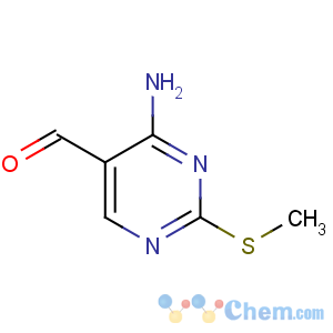 CAS No:770-31-0 4-amino-2-methylsulfanyl-pyrimidine-5-carbaldehyde