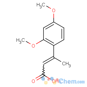 CAS No:7706-67-4 (E)-3-(2,4-dimethoxyphenyl)but-2-enoic acid