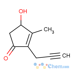 CAS No:77087-34-4 (4S)-4-hydroxy-3-methyl-2-prop-2-ynylcyclopent-2-en-1-one
