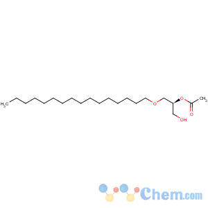 CAS No:77133-35-8 1,2-Propanediol,3-(hexadecyloxy)-, 2-acetate, (2S)-