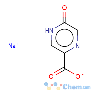 CAS No:77168-77-5 2-Pyrazinecarboxylicacid, 4,5-dihydro-5-oxo-, sodium salt (1:1)