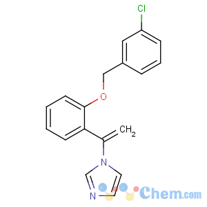 CAS No:77175-51-0 1-[1-[2-[(3-chlorophenyl)methoxy]phenyl]ethenyl]imidazole