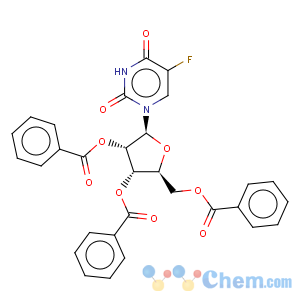 CAS No:77180-90-6 2,4(1H,3H)-Pyrimidinedione,5-fluoro-1-(2,3,5-tri-O-benzoyl-b-L-ribofuranosyl)-