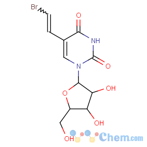 CAS No:77181-69-2 5-[(E)-2-bromoethenyl]-1-[(2R,3S,4S,5R)-3,<br />4-dihydroxy-5-(hydroxymethyl)oxolan-2-yl]pyrimidine-2,4-dione