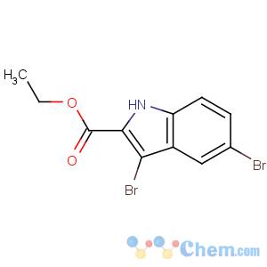 CAS No:77185-78-5 ethyl 3,5-dibromo-1H-indole-2-carboxylate