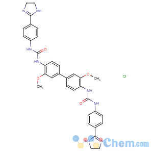 CAS No:7722-54-5 4,4''-Bicarbanilide,4',4'''-di-2-imidazolin-2-yl-2,2''-dimethoxy-, dihydrochloride (7CI,8CI)