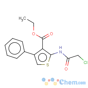 CAS No:77261-21-3 ethyl 2-[(2-chloroacetyl)amino]-4-phenyl-thiophene-3-carboxylate