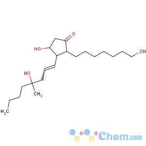 CAS No:77287-05-9 (2R,3R,<br />4R)-4-hydroxy-2-(7-hydroxyheptyl)-3-[(E)-4-hydroxy-4-methyloct-1-enyl]<br />cyclopentan-1-one