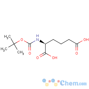 CAS No:77302-72-8 Hexanedioic acid,2-[[(1,1-dimethylethoxy)carbonyl]amino]-, (2S)-