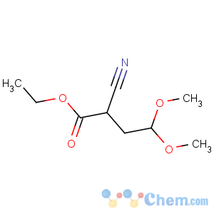 CAS No:773076-83-8 Butanoic acid,2-cyano-4,4-dimethoxy-, ethyl ester