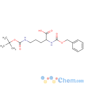 CAS No:7733-29-1 5-[(2-methylpropan-2-yl)oxycarbonylamino]-2-(phenylmethoxycarbonylamino)<br />pentanoic acid