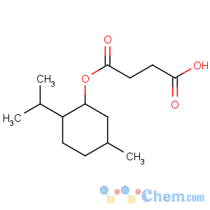 CAS No:77341-67-4 4-[(1R,2S,5R)-5-methyl-2-propan-2-ylcyclohexyl]oxy-4-oxobutanoic acid