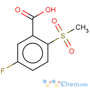 CAS No:773873-55-5 Benzoic acid,5-fluoro-2-(methylsulfonyl)-