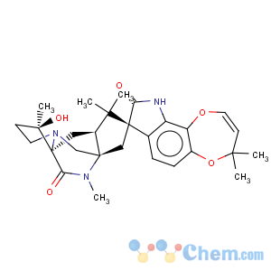 CAS No:77392-58-6 Spiro[4H,8H-[1,4]dioxepino[2,3-g]indole-8,7'(8'H)-[5H,6H-5a,9a](iminomethano)[1H]cyclopent[f]indolizine]-9,10'(10H)-dione,2',3',8'a,9'-tetrahydro-1'-hydroxy-1',4,4,8',8',11'-hexamethyl-,(1'R,5'aS,7'R,8'aS,9'aR)-