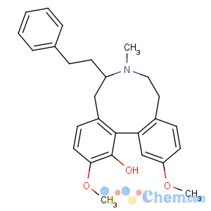CAS No:77400-65-8 5H-Dibenz[d,f]azonin-1-ol,6,7,8,9-tetrahydro-2,12-dimethoxy-7-methyl-6-(2-phenylethyl)-
