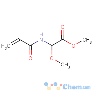 CAS No:77402-03-0 Acetic acid,2-methoxy-2-[(1-oxo-2-propen-1-yl)amino]-, methyl ester