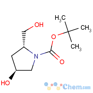 CAS No:77450-03-4 1-Pyrrolidinecarboxylicacid, 4-hydroxy-2-(hydroxymethyl)-, 1,1-dimethylethyl ester, (2R-trans)- (9CI)